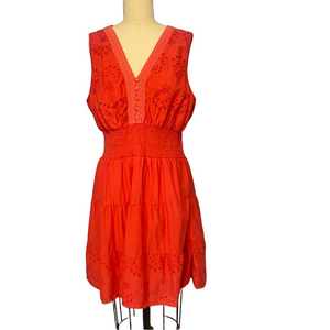 Sleeveless Midi Dress – XL - Kings Road Red